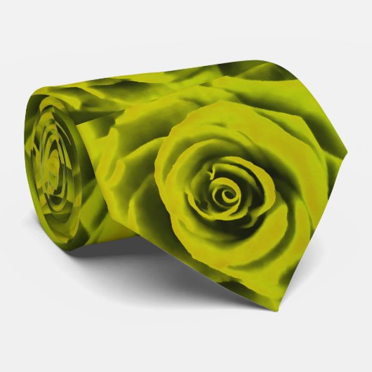 Big Yellow Rose Krawatte (Gerollt)