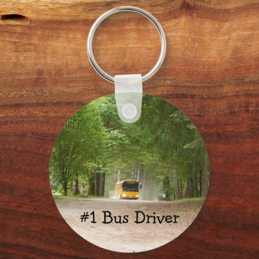 Big Yellow School Bus Schlüsselanhänger (Vorderseite)