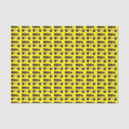 Big Yellow School Busfahrer Bildung Seidenpapier