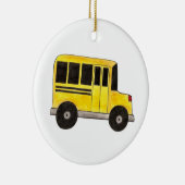 Big Yellow School Buslehrer-Geschenk Keramikornament (Rechts)