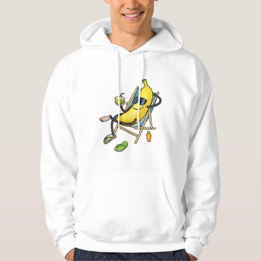Big Yellow Sunbader Banana Hoodie (Vorderseite)