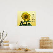 Big Yellow Sunflower Poster (Küche)