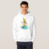 Big Yellow Surfbanana Hoodie (Vorne ganz)