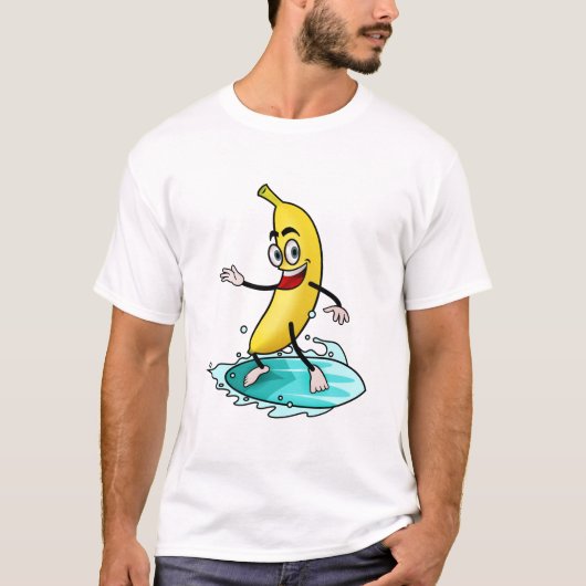 Big Yellow Surfbanana T-Shirt (Vorderseite)