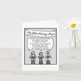 Big Yikes Holiday Card: 12 Tage Weihnachten Karte