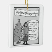 Big Yikes Ornament: O Tannenbaum Keramikornament (Rechts)