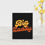 Big Zaddy Vater Daddy Vatervater Day Karte (Gelbe Blume)