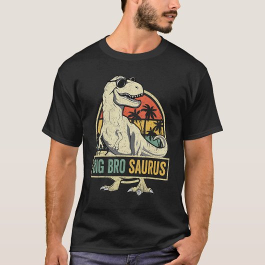 Bigbrosaurus Rex Dinosaur Big Bro Saurus Brother F T-Shirt (Vorderseite)