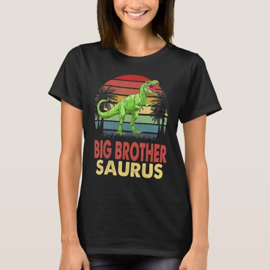 Bigbrosaurus Rex Dinosaur Big Bro Saurus Brother F T-Shirt (Vorderseite)