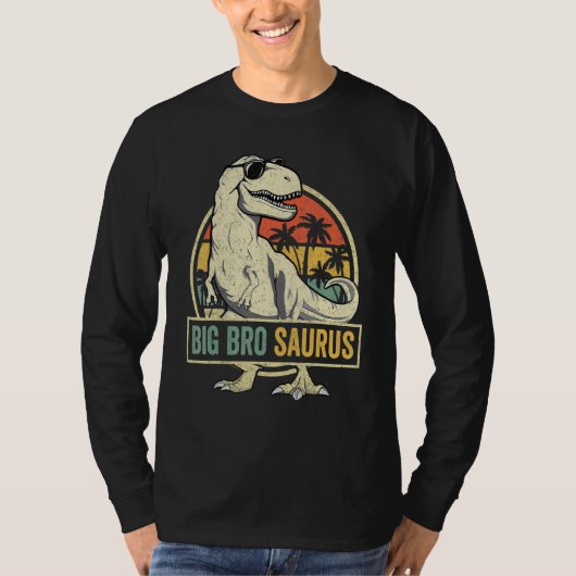 Bigbrosaurus Rex Dinosaur Großer Bruder Saurus Bru T-Shirt (Vorderseite)
