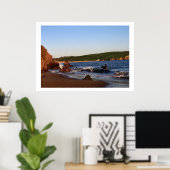 Bigbury am Strand Poster (Heimbüro)