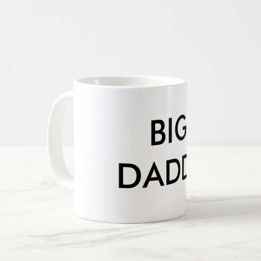 BIGDADDY KAFFEETASSE (Vorderseite Links)