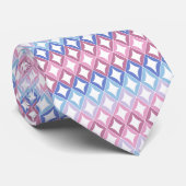 Bigender Flag Diamonds Pride Krawatte (Gerollt)