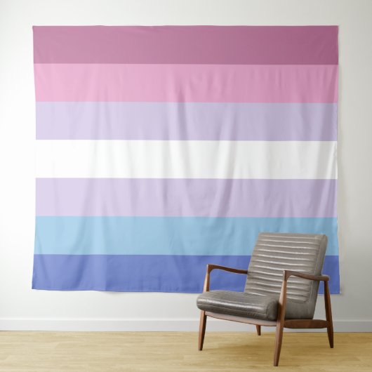 Bigender-Flag Extra große LGBT Wandteppich (Beispiel (Horizontal))