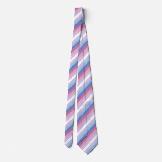 Bigender Flag Neck Tie Krawatte (Rückseite)