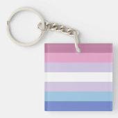 Bigender-Flag Schlüsselanhänger (Vorderseite)