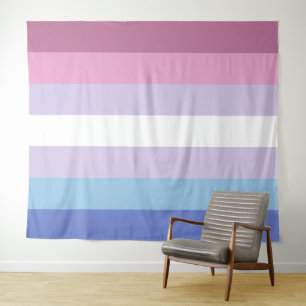 Bigender-Flagge Extra Large LGBT Wandteppich