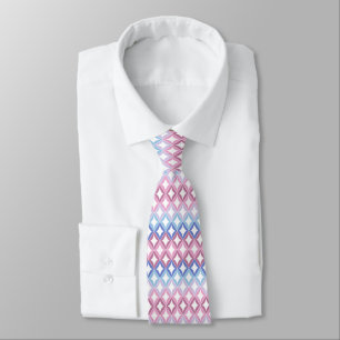 Bigender-Flaggen-Diamanten-Stolz Krawatte