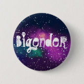 Bigender kundengerechte Galaxie-Identität Button (Vorderseite)