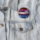 Bigender Nebelfleck-Flaggen-Button Button (Beispiel)