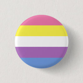 Bigender-Pride-Button (gelb) Button