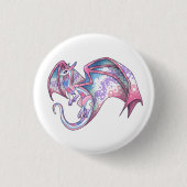 Bigender Pride Dragon Button (Vorderseite)