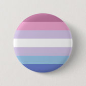 Bigender Pride Flag Keramik Button (Vorderseite)