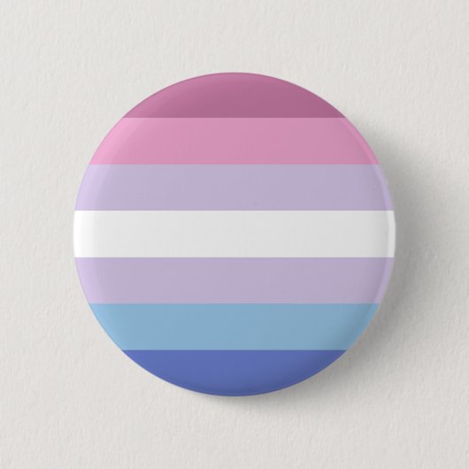 Bigender Pride Flag Keramik Button (Vorderseite)