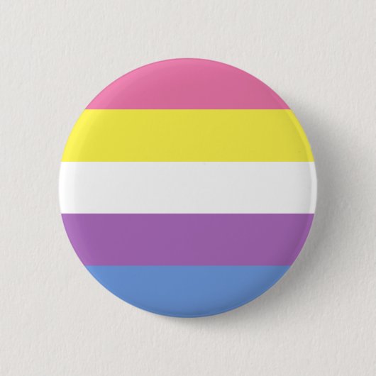 Bigender Pride Flag LGBT Pride Button (Vorderseite)