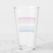 Bigender Pride Glas (Rückseite)