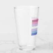 Bigender Pride Glas (Rechts)