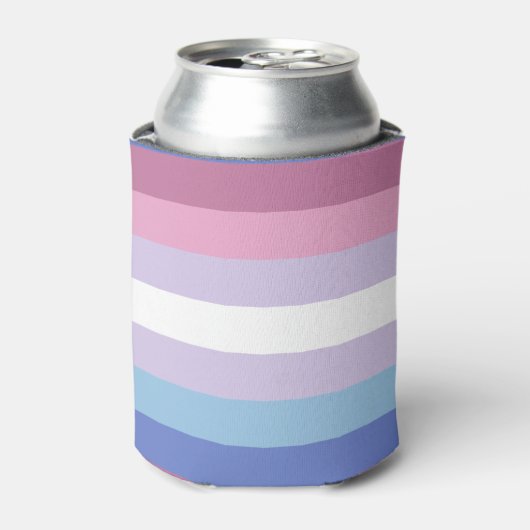 Bigender-Pride-Markierung Dosenkühler (Kanne Vorderseite)