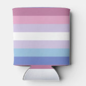 Bigender-Pride-Markierung Dosenkühler (Rückseite)