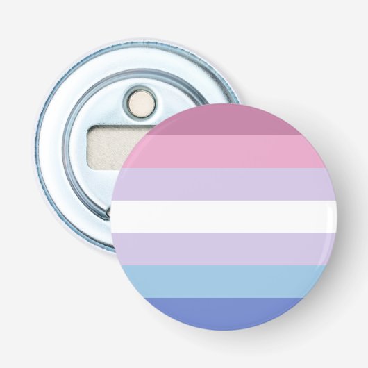 Bigender-Pride-Markierung Flaschenöffner (Vorderseite)