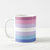 Bigender-Pride-Markierung Kaffeetasse (Links)