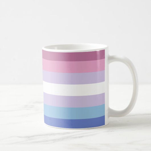 Bigender-Pride-Markierung Kaffeetasse (Rechts)