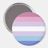 Bigender-Pride-Markierung Magnet (Vorderseite/Rückseite)