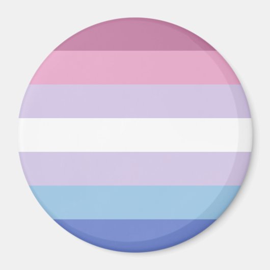 Bigender-Pride-Markierung Magnet (Vorne)