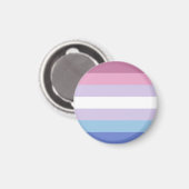 Bigender-Pride-Markierung Magnet (Vorderseite/Rückseite)