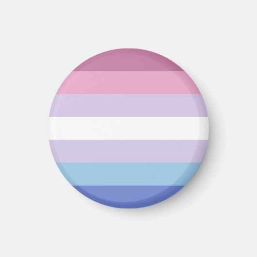 Bigender-Pride-Markierung Magnet (Vorne)
