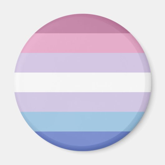 Bigender-Pride-Markierung Magnet (Vorne)