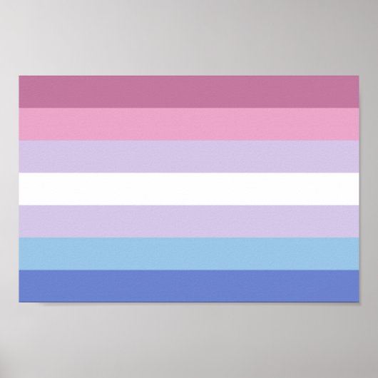 Bigender Pride Poster (Vorne)