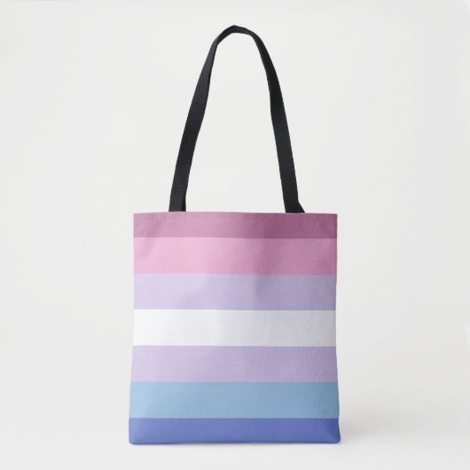 Bigender Pride Tasche (Vorderseite)