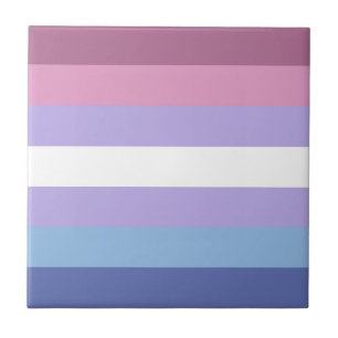 Bigender-Stolz, gestreifte Print, LGBTQ-Stolz Fliese