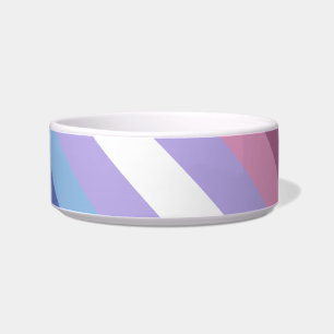 Bigender-Stolz, gestreifte Print, LGBTQ-Stolz Napf
