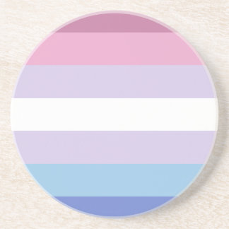 bigender Stolzflagge Untersetzer