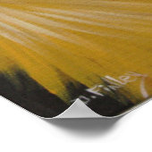 BigEye Art Original Malerei im Stil der 60er Jahre Poster (Ecke)