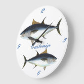 Bigeye Tuna Style Thunder_Cove Große Wanduhr (Winkel)