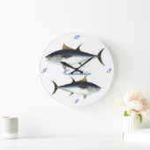 Bigeye Tuna Style Thunder_Cove Große Wanduhr (Zuhause)