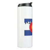Bigfoo-Santa-Colorado-Flagge Thermosbecher (Nach links gedreht)